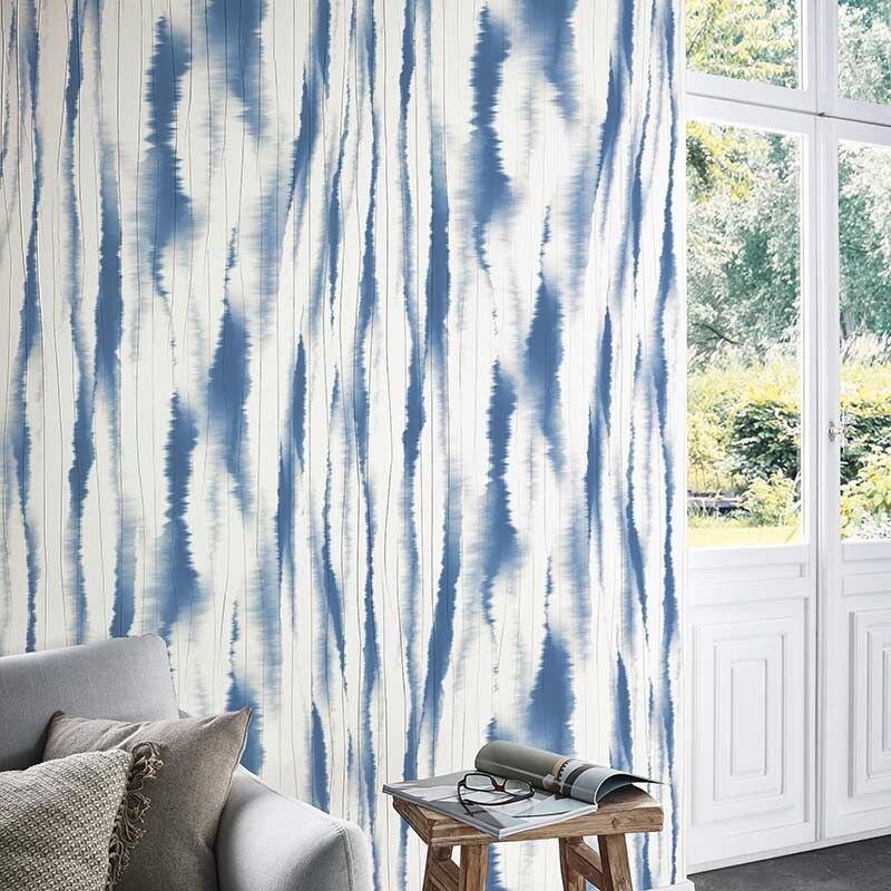 Tapete Blau, Weiß Marburg (63474)