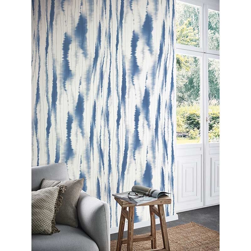 Tapete Blau, Weiß Marburg (63474)