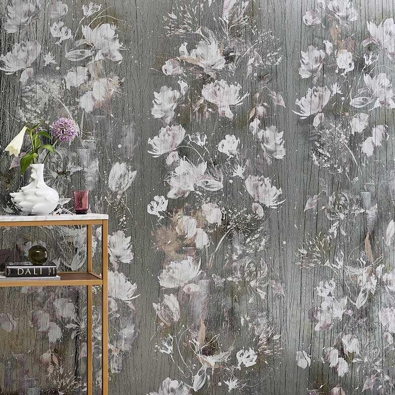 Digitaldruck-Tapete Beige, Creme, Braun, Grau, Silber Marburg (63469)