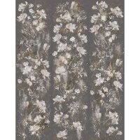 Digitaldruck-Tapete Grau, Silber, Schwarz, Anthrazit...