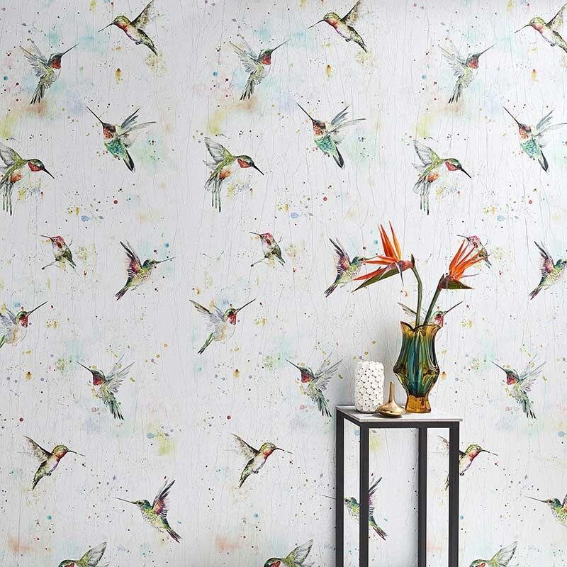 Digitaldruck-Tapete Bunt, Weiß Marburg (63461)