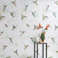 Digitaldruck-Tapete Bunt, Wei&szlig; Marburg (63461)