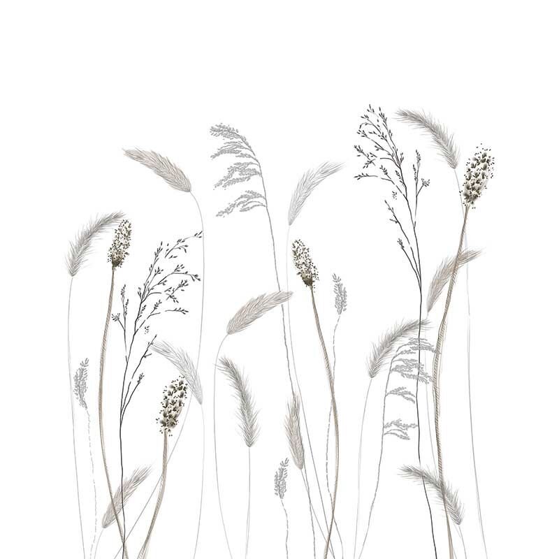 Digitaldruck-Tapete Braun, Grau, Silber, Weiß Marburg (63459)