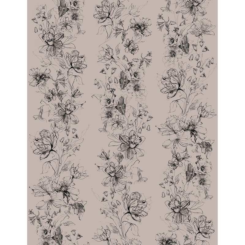 Digitaldruck-Tapete Braun, Schwarz, Anthrazit Marburg (63457)