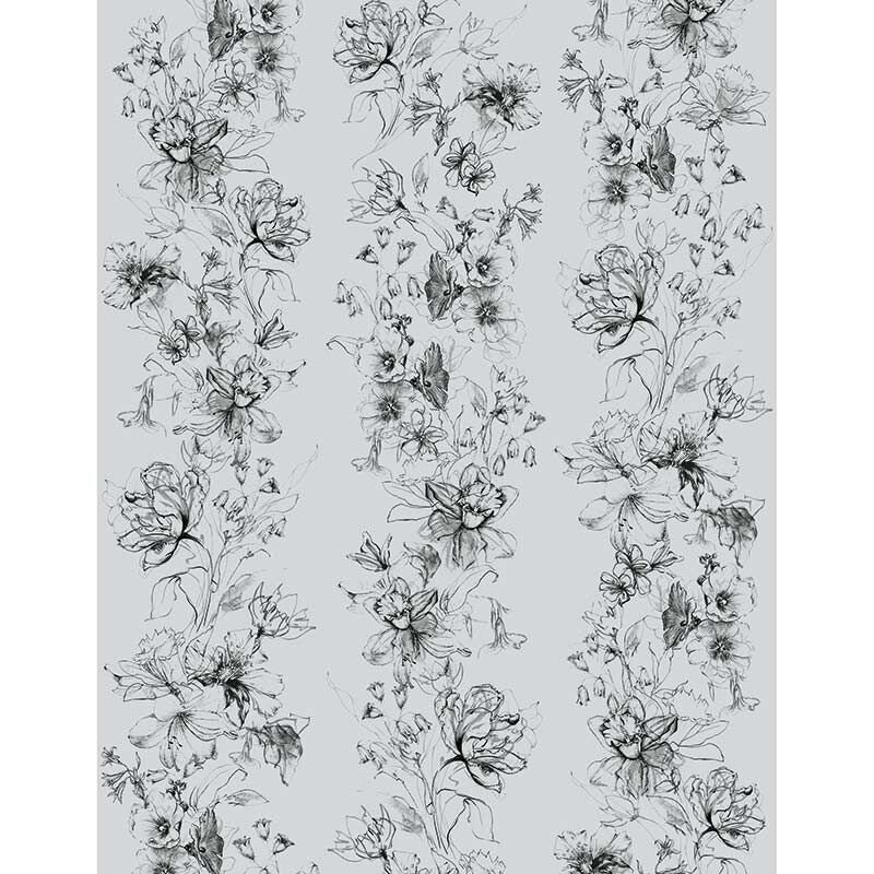 Digitaldruck-Tapete Grau, Silber, Schwarz, Anthrazit Marburg (63456)