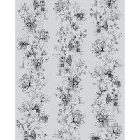 Digitaldruck-Tapete Grau, Silber, Schwarz, Anthrazit...