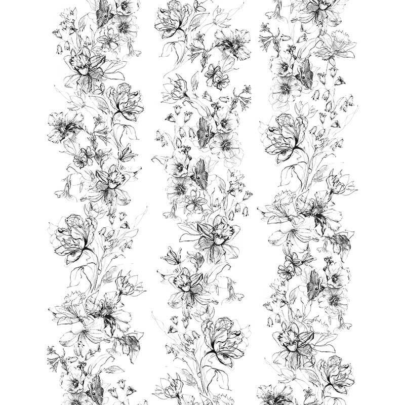 Digitaldruck-Tapete Schwarz-Weiß Marburg (63455)