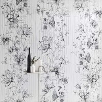 Digitaldruck-Tapete Schwarz-Wei&szlig; Marburg (63455)