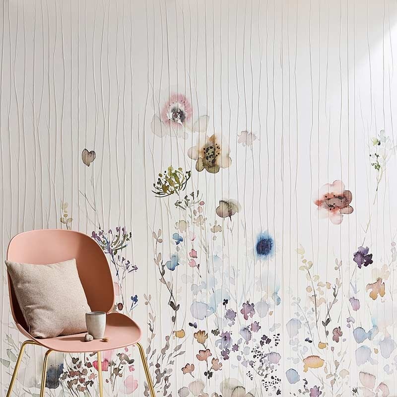 Digitaldruck-Tapete Bunt, Weiß Marburg (63449)