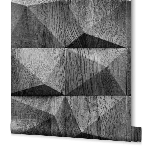 Digitaldruck-Tapete GZSZ Grau, Schwarz, Anthrazit Marburg (34855)