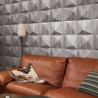 Digitaldruck-Tapete GZSZ Grau, Schwarz, Anthrazit Marburg...