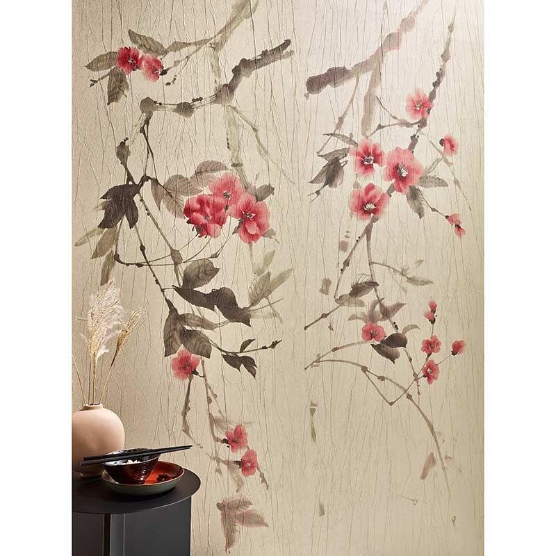 Digitaldruck-Tapete Braun, Gold, Kupfer, Rot Marburg (63448)