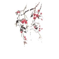 Digitaldruck-Tapete Braun, Rot, Wei&szlig; Marburg (63446)