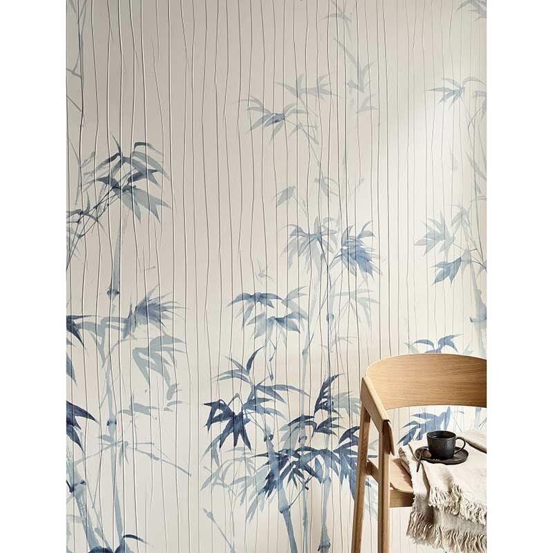 Digitaldruck-Tapete Blau, Weiß Marburg (63443)