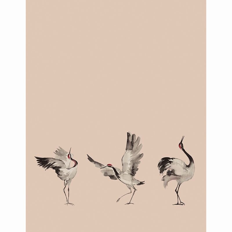 Digitaldruck-Tapete Beige, Creme, Rosa, Rose Marburg (63442)