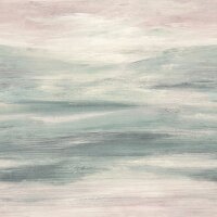 Digitaldruck-Tapete Blau, Pastellfarben, Rosa, Rose Rasch...