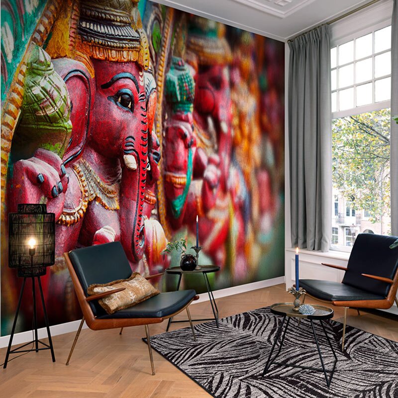 Digitaldruck-Tapete Bunt, Pink Rasch (363494)