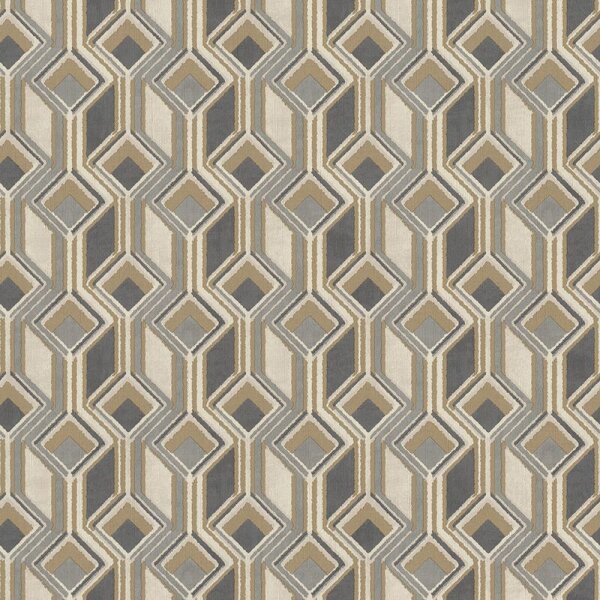 Tapete Beige, Creme, Braun, Grau, Silber Rasch Vliestapete (746532)