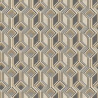 Tapete Beige, Creme, Braun, Grau, Silber Rasch...