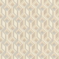 Tapete Beige, Creme, Braun, Grau, Silber Rasch...