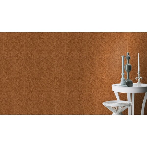 Tapete Braun, Orange, Terrakotta Rasch Vliestapete (746341)