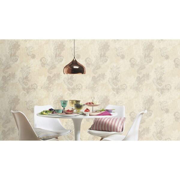 Tapete Beige, Creme Rasch Vliestapete (746433)