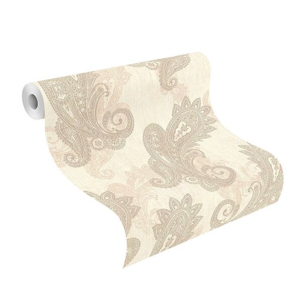 Tapete Beige, Creme, Grau, Silber Rasch Vliestapete (746419)