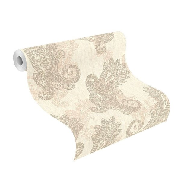 Tapete Beige, Creme, Grau, Silber Rasch Vliestapete (746419)