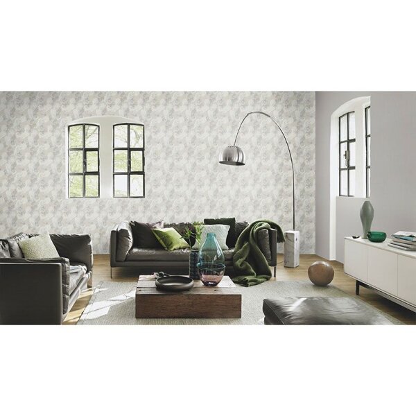 Tapete Grau, Silber Rasch Vliestapete (746068)