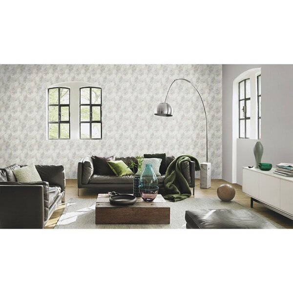 Tapete Grau, Silber Rasch Vliestapete (746068)