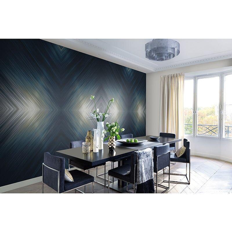 Digitaldruck-Tapete Blau, Grau, Silber Guido Maria Kretschmer (224910)