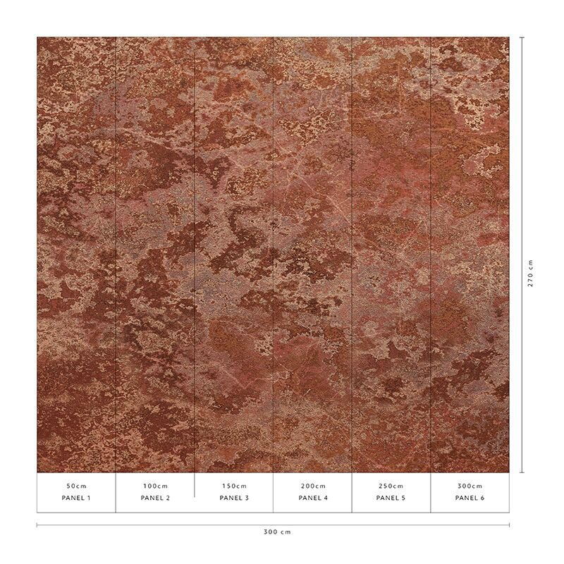 Digitaldruck-Tapete Braun, Rot Guido Maria Kretschmer (224825)