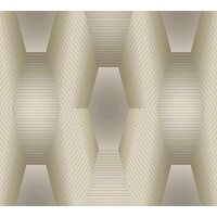 Digitaldruck-Tapete Beige, Creme, Gold, Kupfer, Grau,...