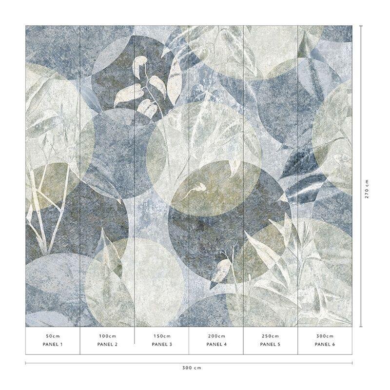 Digitaldruck-Tapete Beige, Creme, Blau Guido Maria Kretschmer (224625)