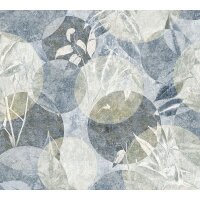 Digitaldruck-Tapete Beige, Creme, Blau Guido Maria...