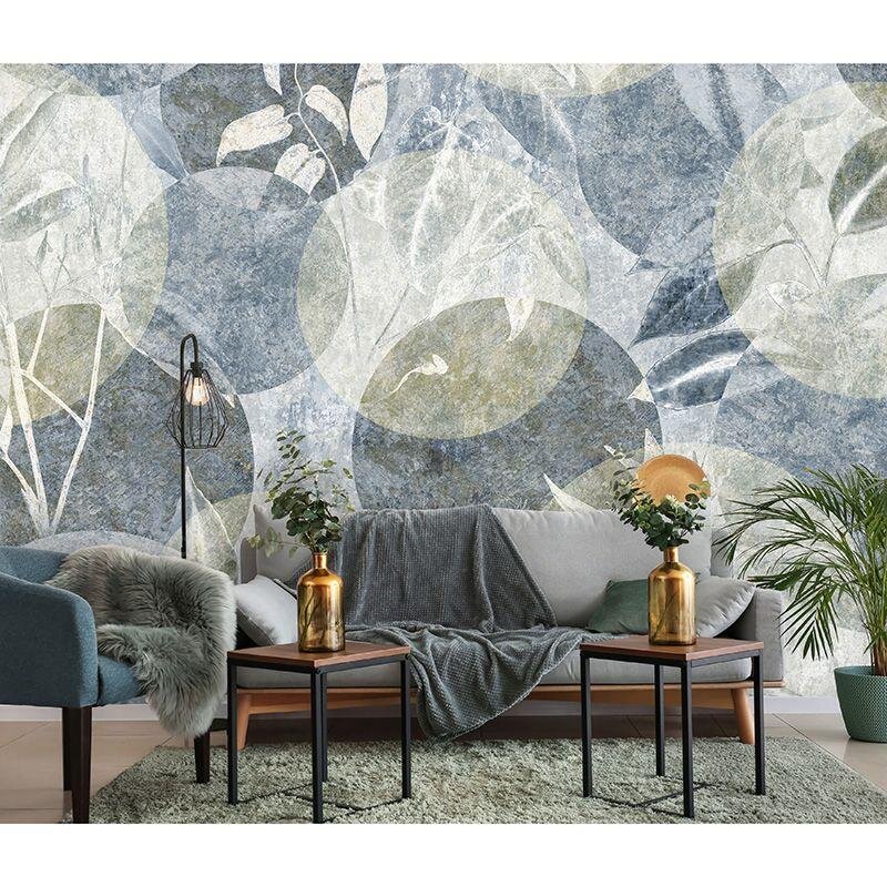 Digitaldruck-Tapete Beige, Creme, Blau Guido Maria Kretschmer (224620)