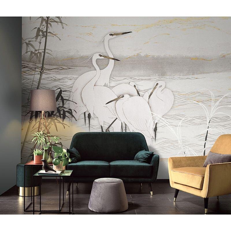 Digitaldruck-Tapete Grau, Silber, Schwarz, Anthrazit, Weiß Guido Maria Kretschmer (224415)