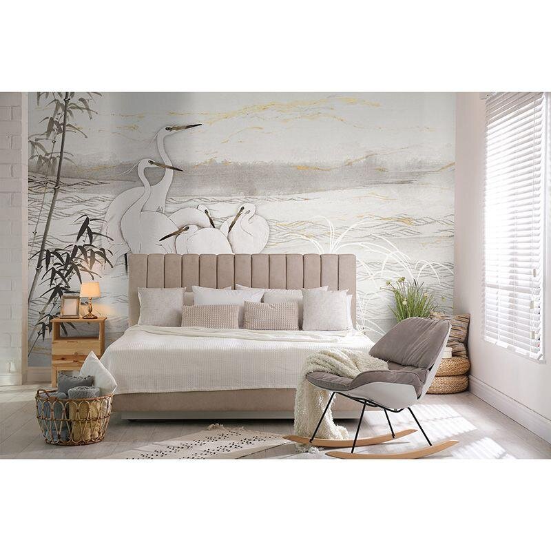 Digitaldruck-Tapete Grau, Silber, Schwarz, Anthrazit, Weiß Guido Maria Kretschmer (224410)