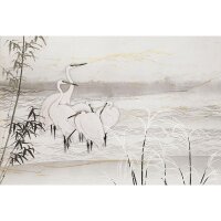 Digitaldruck-Tapete Grau, Silber, Schwarz, Anthrazit,...