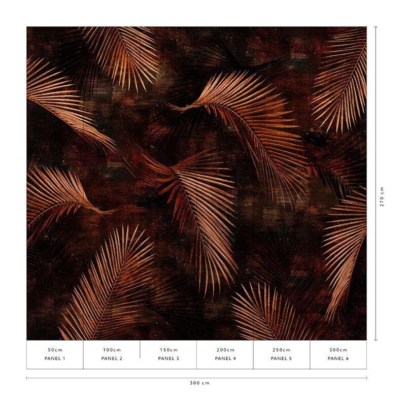 Digitaldruck-Tapete Braun, Rot, Schwarz, Anthrazit Guido Maria Kretschmer (224335)