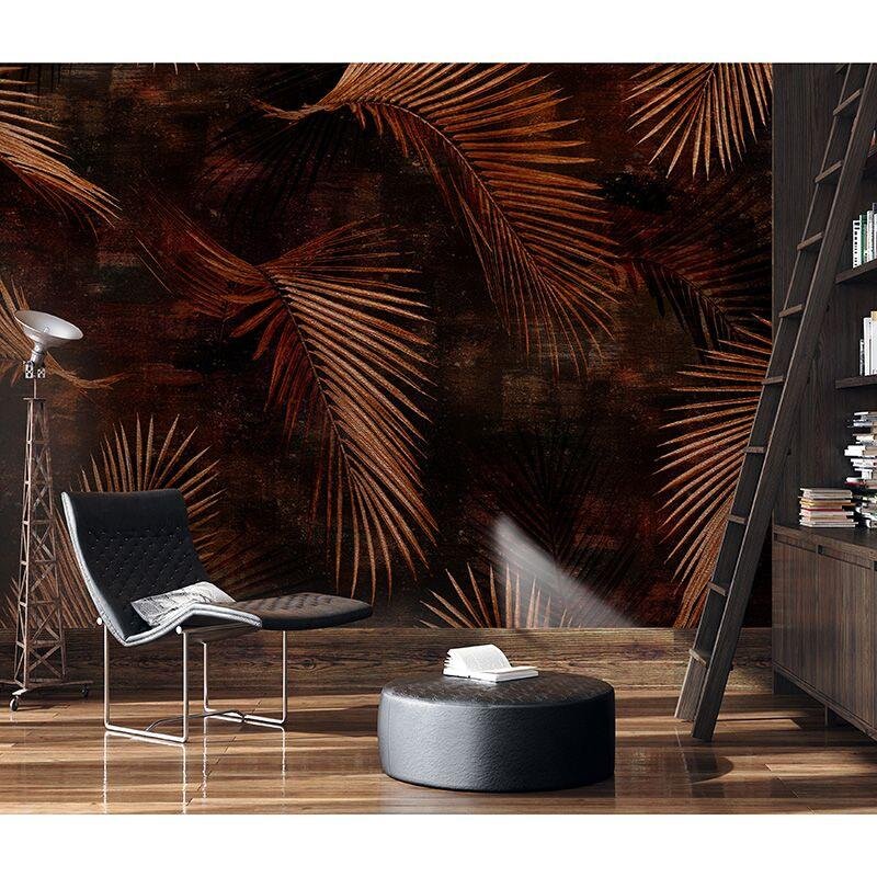 Digitaldruck-Tapete Braun, Rot, Schwarz, Anthrazit Guido Maria Kretschmer (224335)