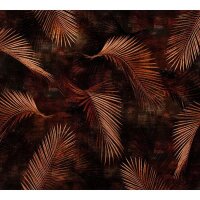 Digitaldruck-Tapete Braun, Rot, Schwarz, Anthrazit Guido...