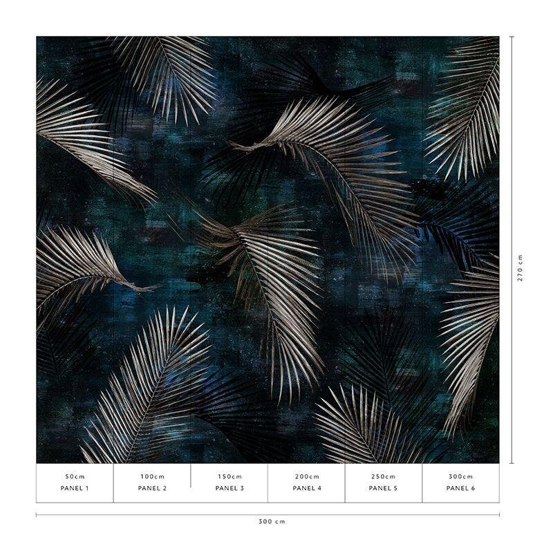 Digitaldruck-Tapete Blau, Grau, Silber Guido Maria Kretschmer (224325)