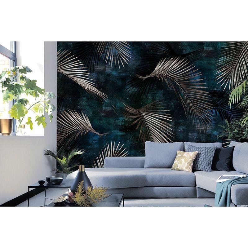 Digitaldruck-Tapete Blau, Grau, Silber Guido Maria Kretschmer (224325)