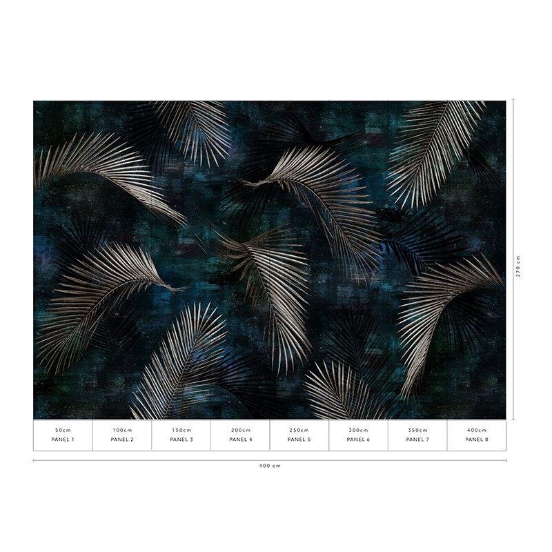 Digitaldruck-Tapete Blau, Grau, Silber Guido Maria Kretschmer (224320)