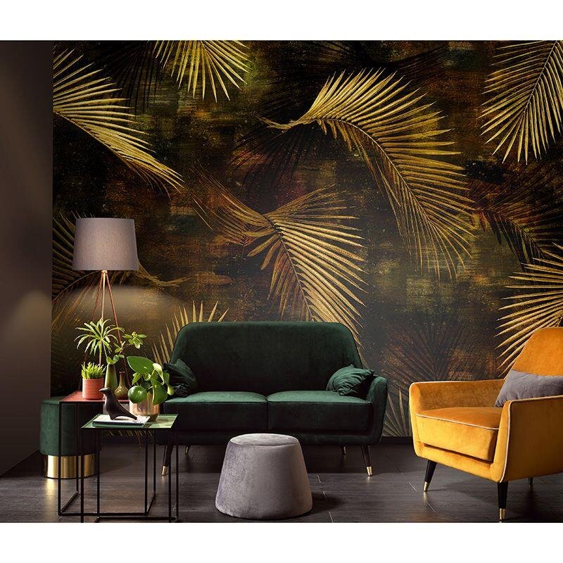 Digitaldruck-Tapete Gold, Kupfer, Schwarz, Anthrazit Guido Maria Kretschmer (224315)