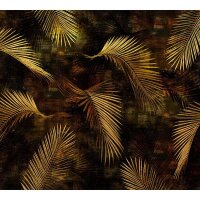 Digitaldruck-Tapete Gold, Kupfer, Schwarz, Anthrazit...