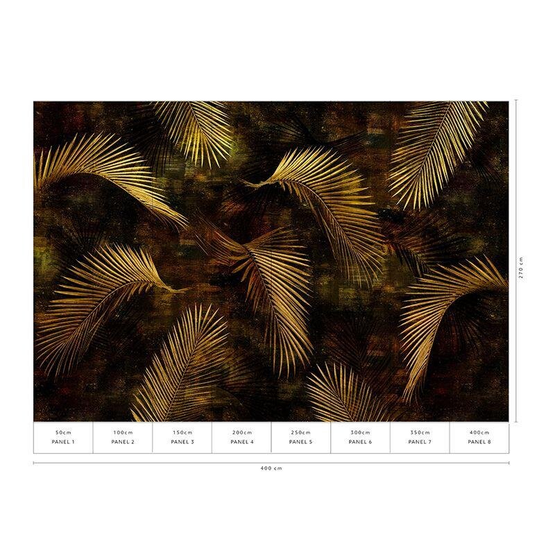 Digitaldruck-Tapete Gold, Kupfer, Schwarz, Anthrazit Guido Maria Kretschmer (224310)