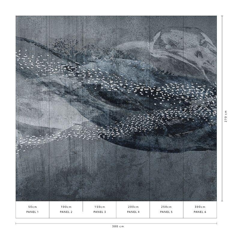 Digitaldruck-Tapete Grau, Silber, Schwarz, Anthrazit Guido Maria Kretschmer (223725)