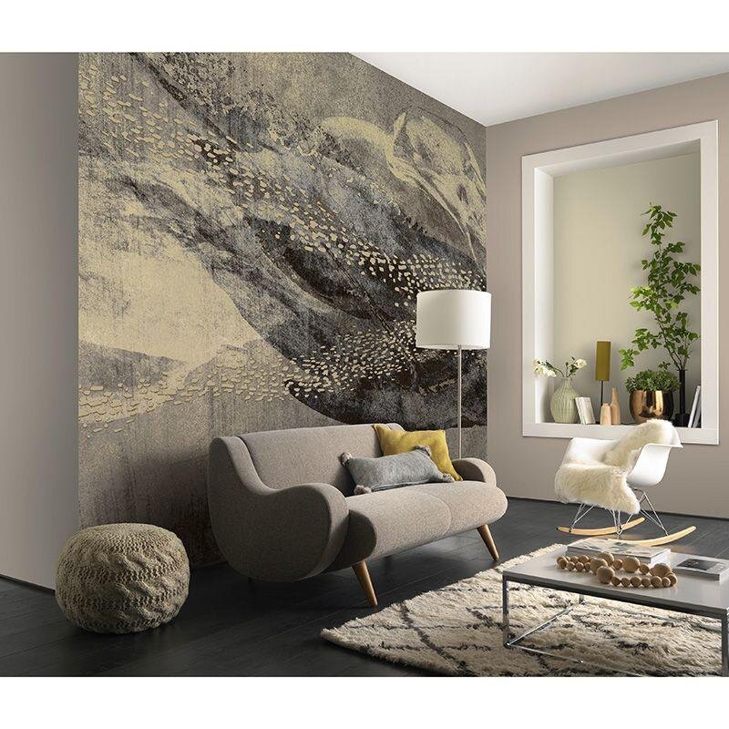 Digitaldruck-Tapete Braun, Gold, Kupfer, Schwarz, Anthrazit Guido Maria Kretschmer (223715)